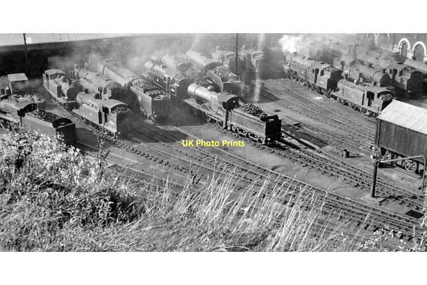 Photo 6"x4" Brighton Locomotive Depot seen from above Brighton\/TQ3106 c1954