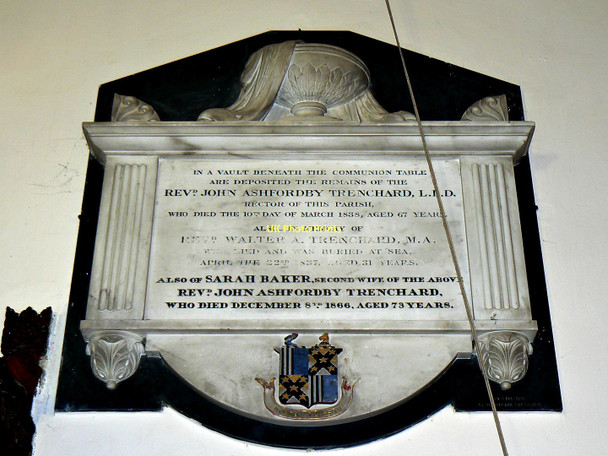 Photo 6"x4" Trenchard memorial plaque, St Leonard's Church, Stanton Fitzwarren Stanton Fitzwarren c2011