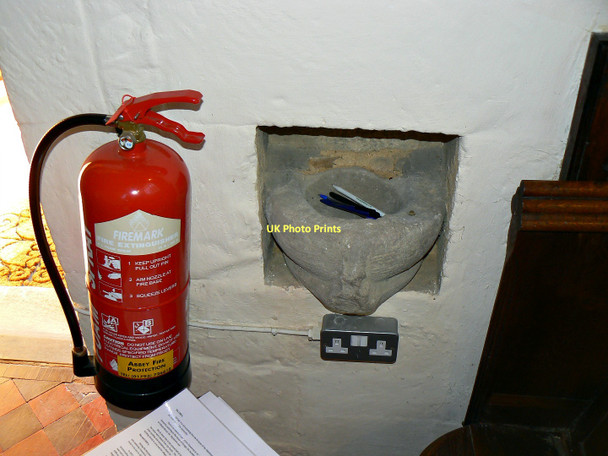 Photo 6"x4" 12th century artefact, St Leonard\u00e2\u0080\u0099s Church, Stanton Fitzwarren Stanton Fitzwarren c2011