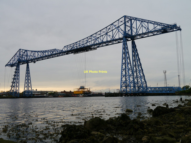 Photo 6"x4" Middlesbrough Transporter Bridge Port Clarence c2011