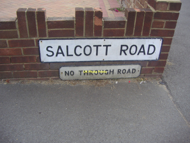 Photo 6"x4" Signs for Salcott Road, Beddington Wallington\/TQ2964 c2009