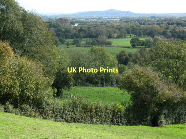 Photo 6"x4" Fields below Mudgley Bagley\/ST4545 c2011