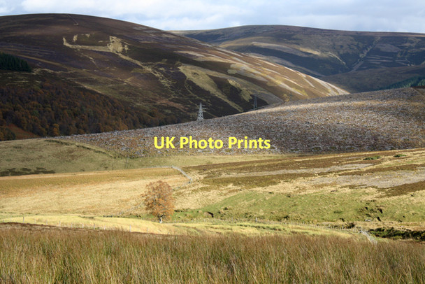 Photo 6"x4" Moorland and rough grazing near Blairnamarrow Carn Breac\/NJ2013 c2011
