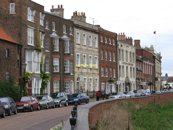 Photo 6"x4" Wisbech - Georgian terrace on North Brink Wisbech c2011