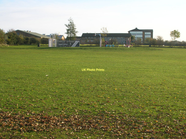 Photo 6"x4" Playing fields, Headlands School Bridlington c2011