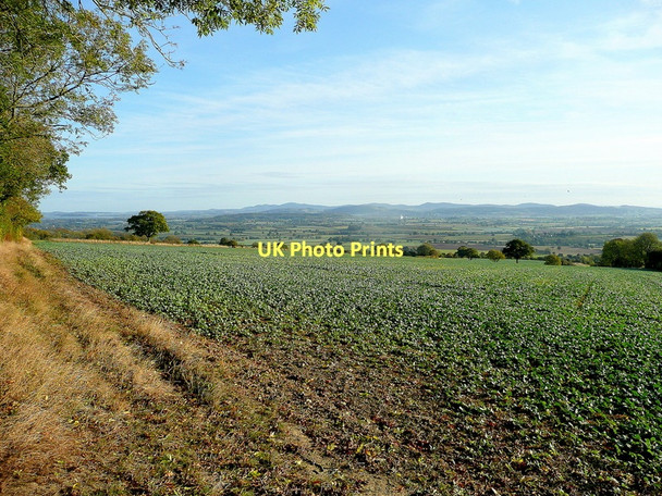 Photo 6"x4" View to the Malvern Hills Rushall\/SO6434 c2011