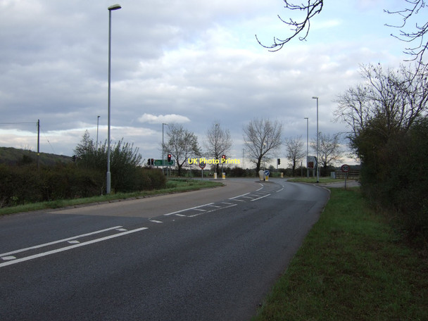 Photo 6"x4" A612 towards junction with the A617 Averham c2011