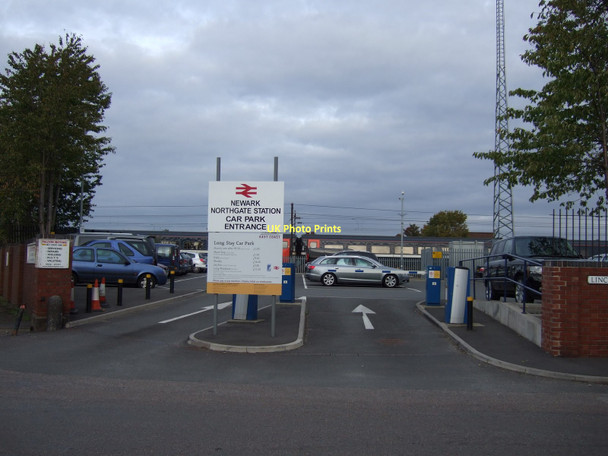 Photo 6"x4" Entrance to Newark Northgate Station car park Newark-on-Trent c2011