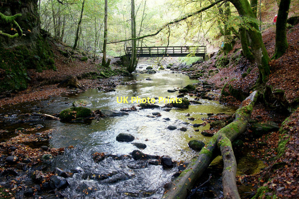 Photo 6"x4" Bridge over Alyth Burn in Den o' Alyth Alyth c2011 P1