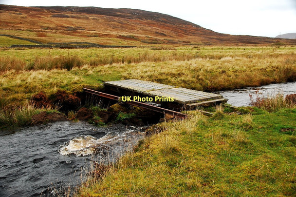 Photo 6"x4" Footbridge near Brae Cottage Srath Carnaig c2011