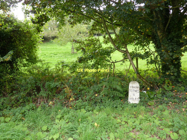 Photo 6"x4" From Totnes 11 Miles - Milestone Dartmouth c2011