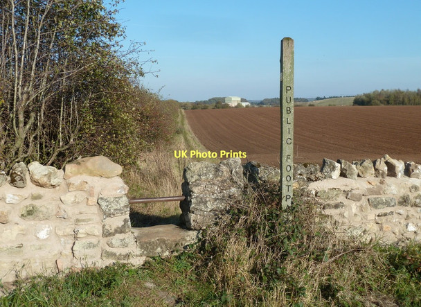 Photo 6"x4" Footpath from Frithwood Lane Elmton c2011