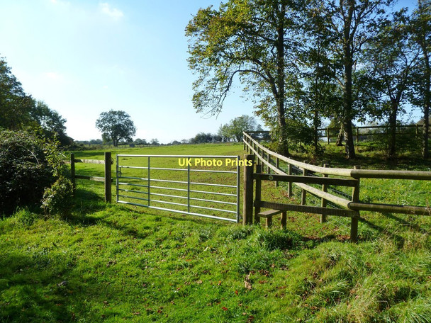 Photo 6"x4" Midgham Farm, gate & stile Fordingbridge c2011