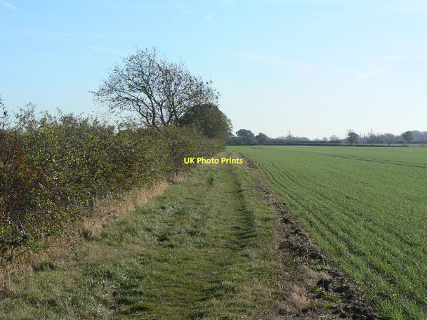 Photo 6"x4" Bridleway towards the Foss Way Stanton-on-the-Wolds c2011