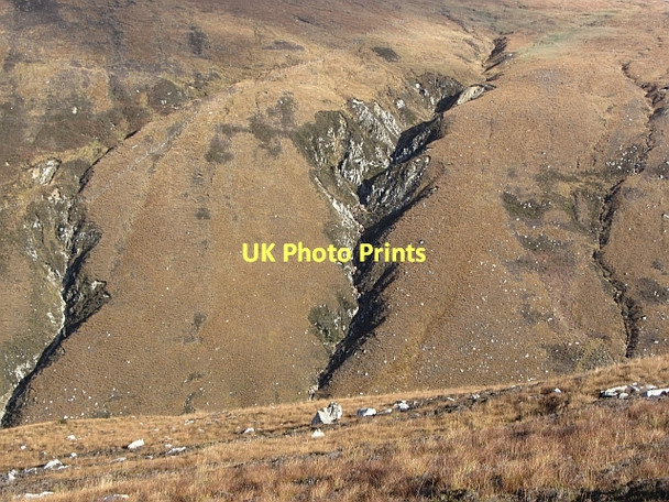 Photo 6"x4" Gully, Gleann Diomhan Catacol c2011