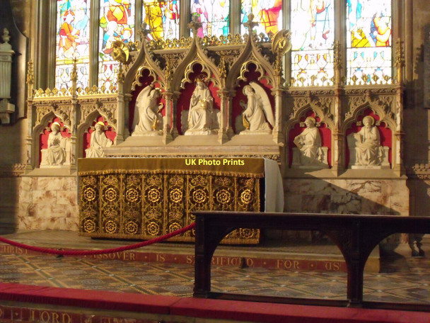 Photo 6"x4" Altar & Reredos, St James' Church, Louth Louth\/TF3387 c2011