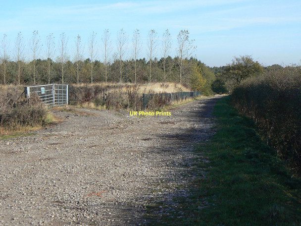 Photo 6"x4" Track and footpath Stanton-on-the-Wolds c2011
