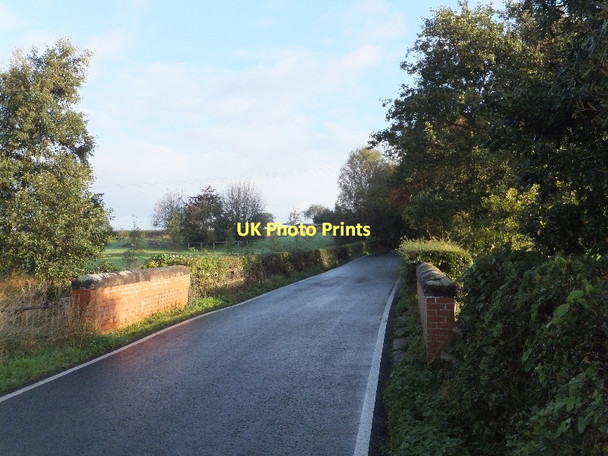 Photo 6"x4" Oscroft Bridge over Milton Brook Oscroft c2011