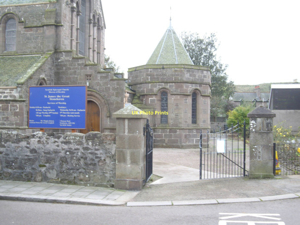 Photo 6"x4" Notice board for the church of St James the Great, Stonehaven Stonehaven c2011