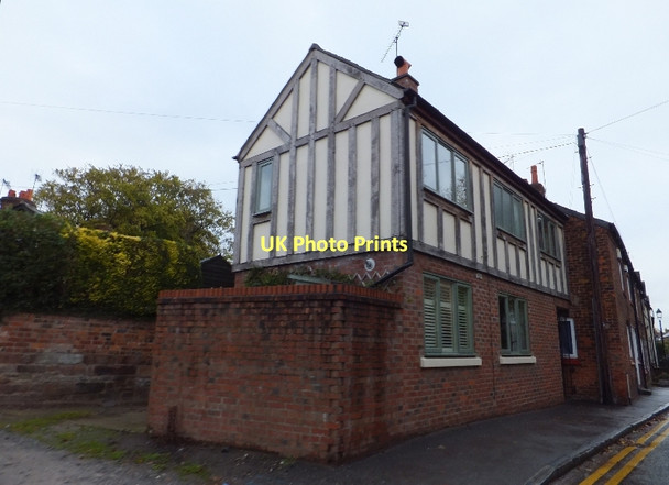 Photo 6"x4" Half-timbered building in High Street Tarvin Tarvin c2011