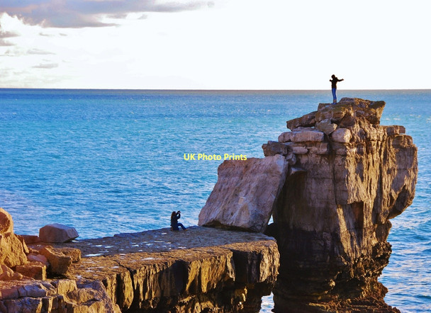 Photo 6"x4" Portland: Fun on Pulpit Rock Southwell\/SY6870 c2010