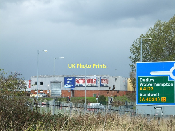 Photo 6"x4" Industrial units at M5 junction 2 Oldbury\/SO9888 c2011