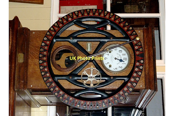Photo 6"x4" Clocking -on machine at the Brewery Museum in Burton-upon-Trent Burton upon Trent c2011