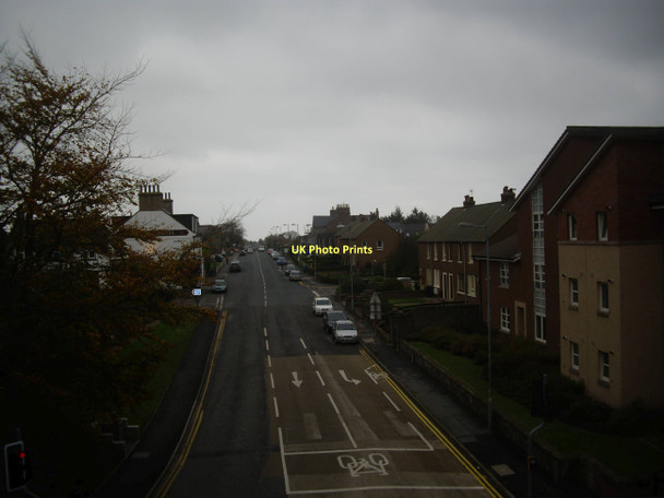Photo 6"x4" Arduthie Road from Platform 1 of Stonehaven Station Stonehaven c2011