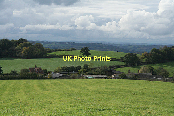 Photo 6"x4" Broadclyst: above Frogmore Farm Hollis Head c2011