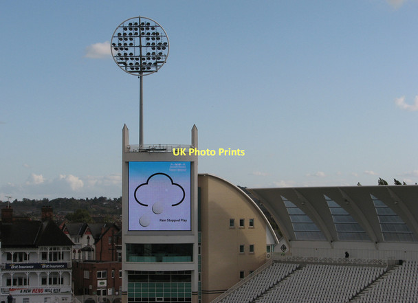 Photo 6"x4" Trent Bridge Cricket Ground: sunshine and a shower West Bridgford c2011