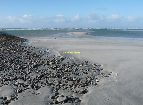 Photo 6"x4" Tidal textures at Slugan Iolaraigh c2011
