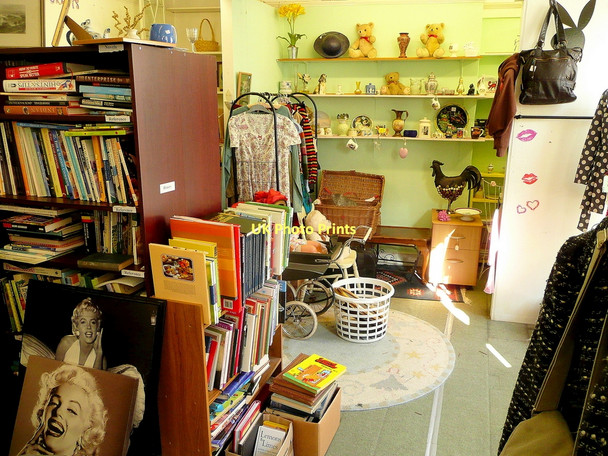 Photo 6"x4" St. Mary's Street bric-a-brac Chepstow\/Cas-Gwent c2011