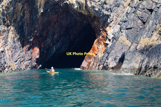 Photo 6"x4" Cave of the Saddle, Gounie Head Garrochtrie c2011