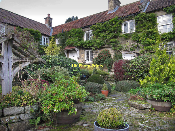 Photo 6"x4" Cottage garden at Lastingham Lastingham c2011