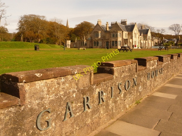 Photo 6"x4" Millport: wall outside Garrison House Millport c2009