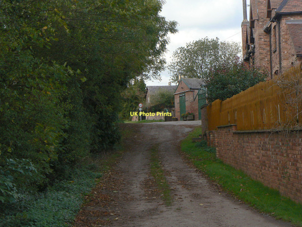 Photo 6"x4" Top of Wolds Lane Clipston\/SK6334 c2011