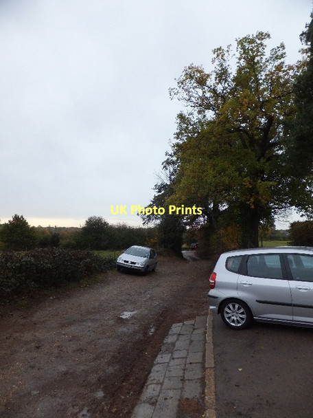 Photo 6"x4" Car park and Sandridgebury Lane Sandridge\/TL1710 c2011