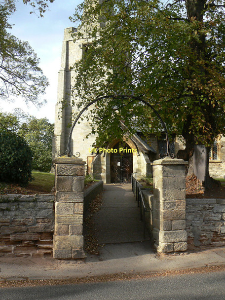 Photo 6"x4" Churchyard gate, Cotgrave Cotgrave c2011