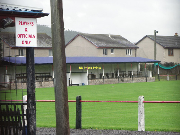 Photo 6"x4" East stand, East Shore Park, home of Newburgh Football Club Newburgh\/NO2318 c2011