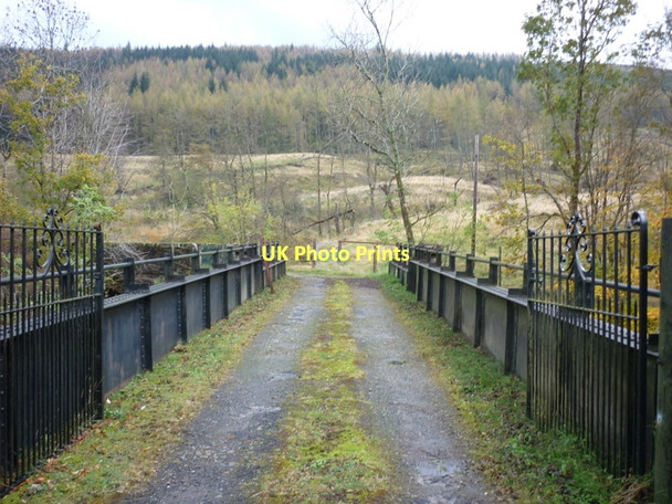 Photo 6"x4" The bridge over the disused railway line Kingshouse c2011
