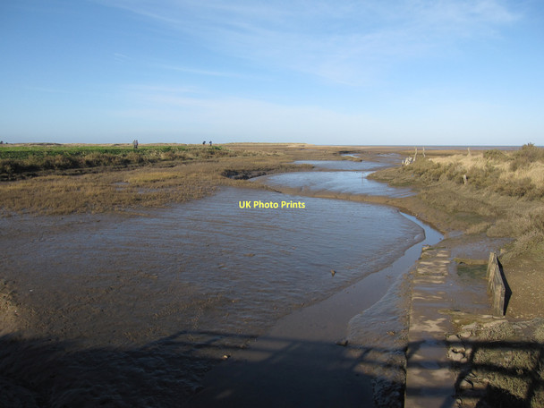 Photo 6"x4" Saltmarsh creek, Thornham Thornham\/TF7343 c2011