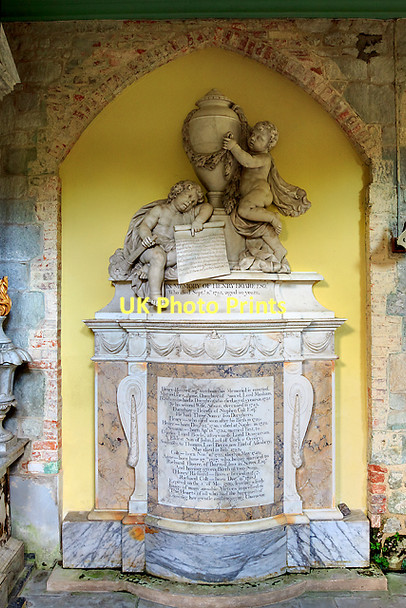 Photo 6"x4" Monument to Henry Hoare - St Peter's church, Stourton Gasper c2011