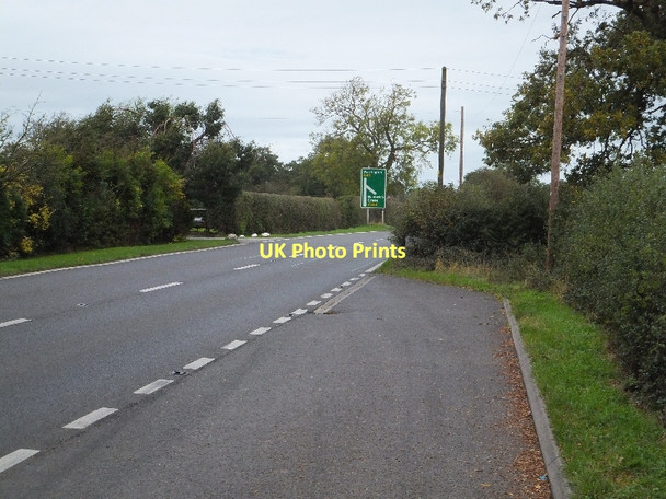 Photo 6"x4" Lay-by south of A49\/A534 junction at Ridley Croxton Green c2011