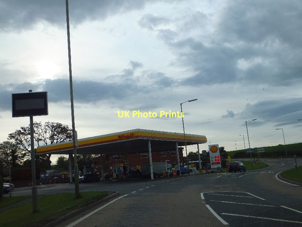 Photo 6"x4" Filling station at Grindley Brook Whitchurch\/SJ5441 c2011