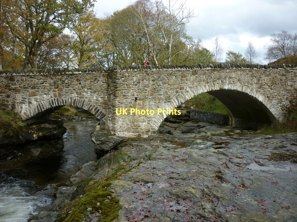 Photo 6"x4" The road bridge over Burn of Ample Edinample c2011 P1
