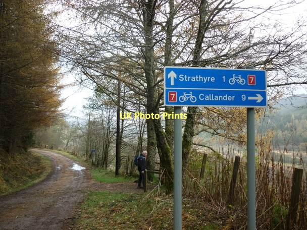 Photo 6"x4" Walking the Rob Roy Way Strathyre\/NN5617 c2011