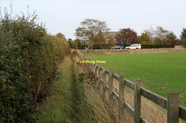 Photo 6"x4" Footpath at Kighill Blidworth Dale c2011