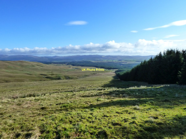 Photo 6"x4" Looking back from route to Queensberry Dupple Burn c2011