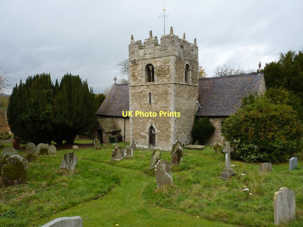 Photo 6"x4" St Edith church and churchyard Eaton\/SO5090 c2011