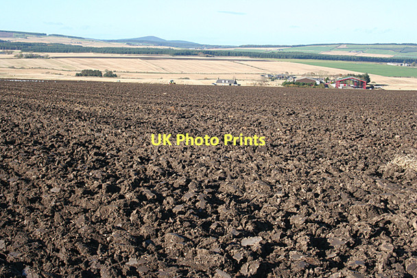 Photo 6"x4" Ploughing near Loanhead Cornhill\/NJ5858 c2011